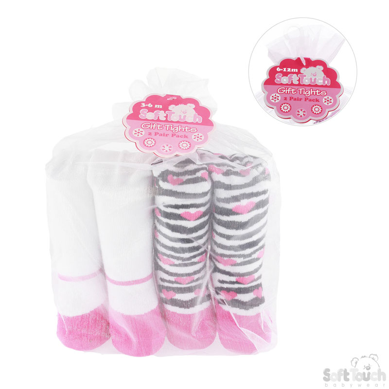 Infants 2 Pack Cotton Tights No. GT50