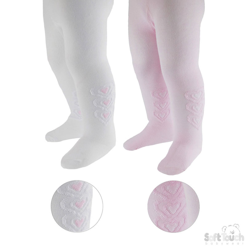 Infants Tights-Raised Hearts No. GT56