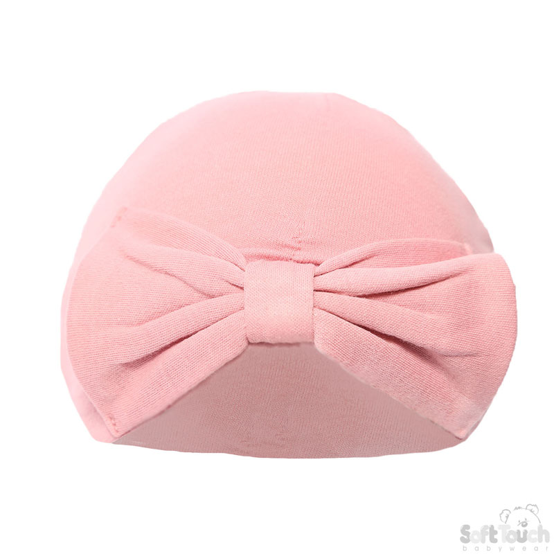 Rose Gold Turban Hat W/Bow No. H15-RO