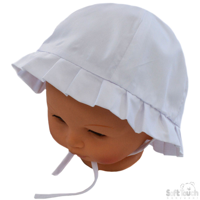 Plain White Summer Hat No. H20-W