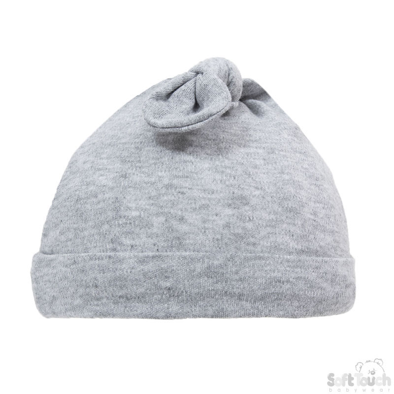 Grey Knotty Hat No. H23-G