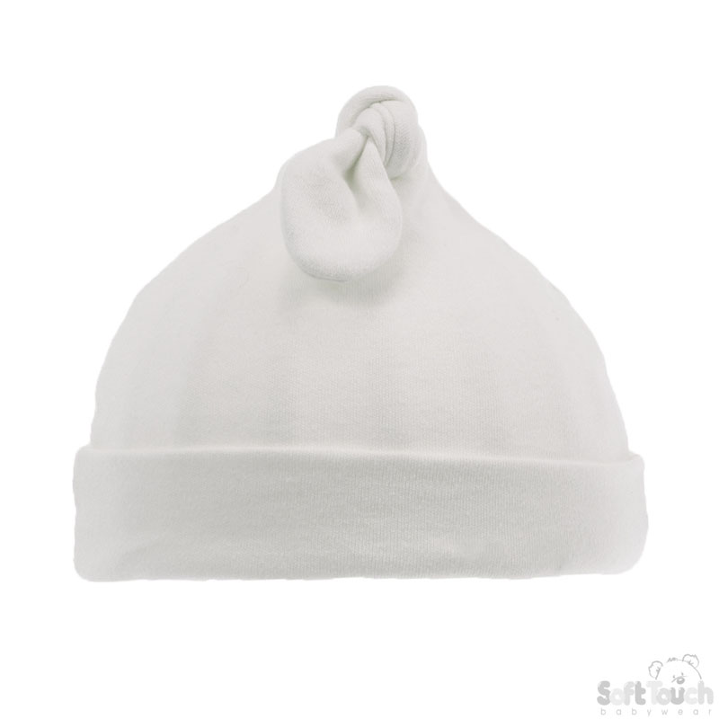White 'Knotty' Hat No. H23-W