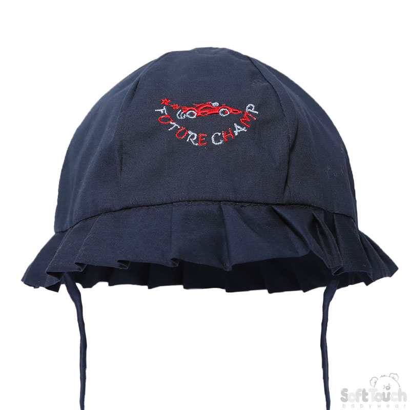 Navy Summer Hat W/Car Emb No. H40-N