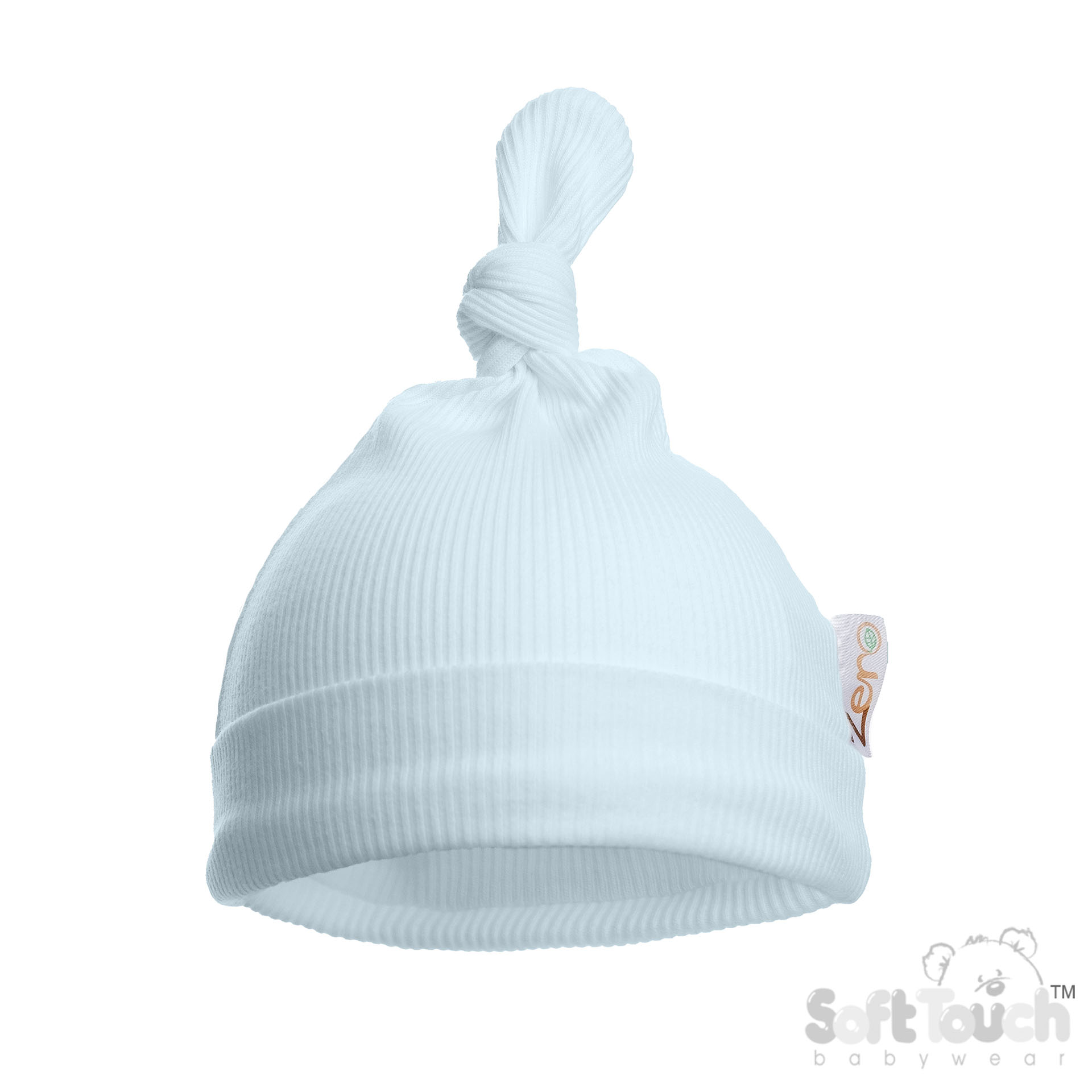 Blue Ribbed Knotty Hat No. H4500-B