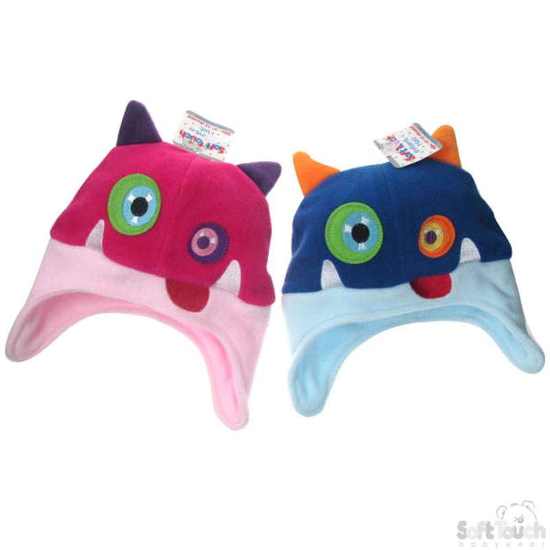 Double Colour Fleece Monster Hat H456