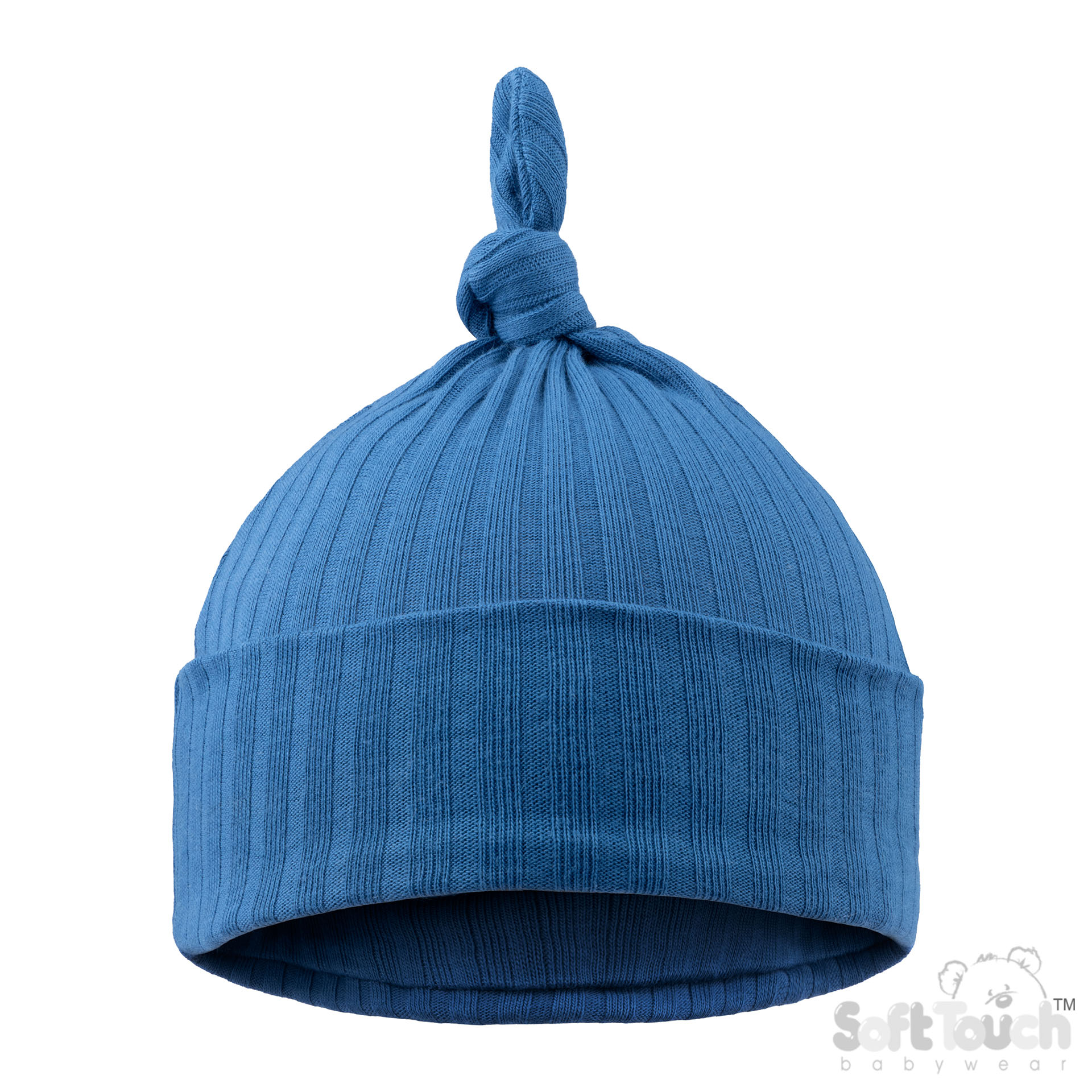 Azure Ribbed Knotty Hat No. H4600-AZ
