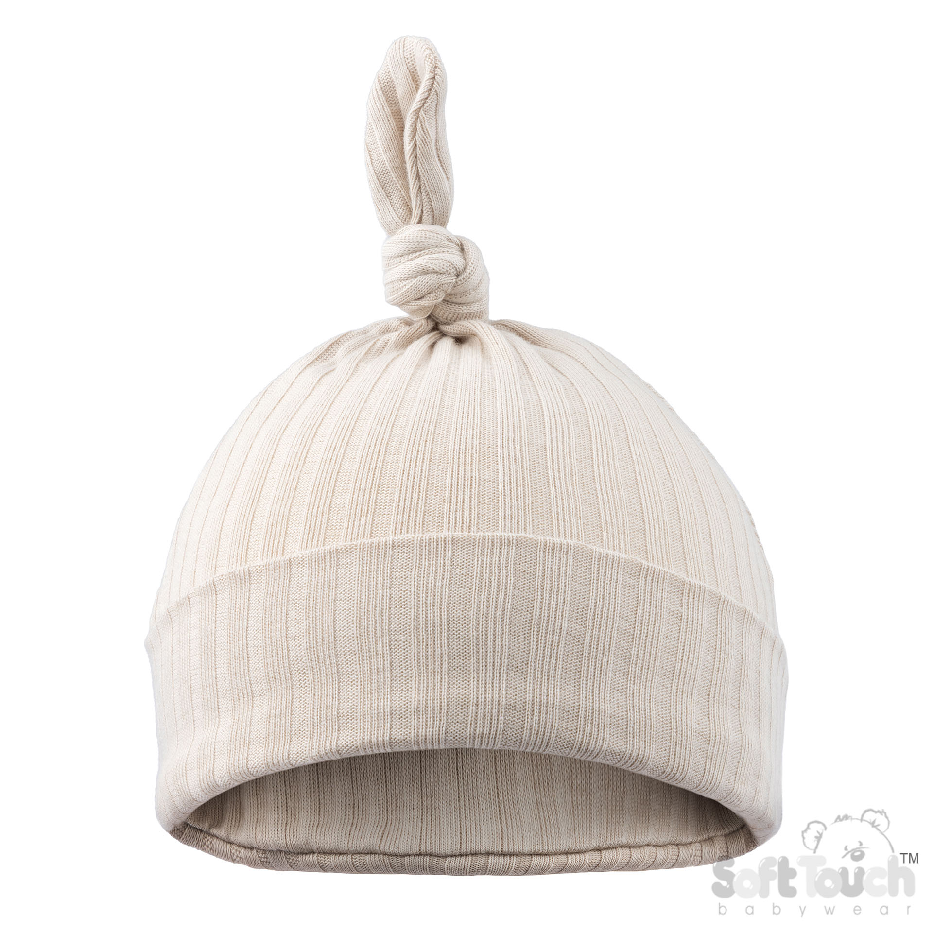 Biscuit Ribbed Knotty Hat No. H4600-BI