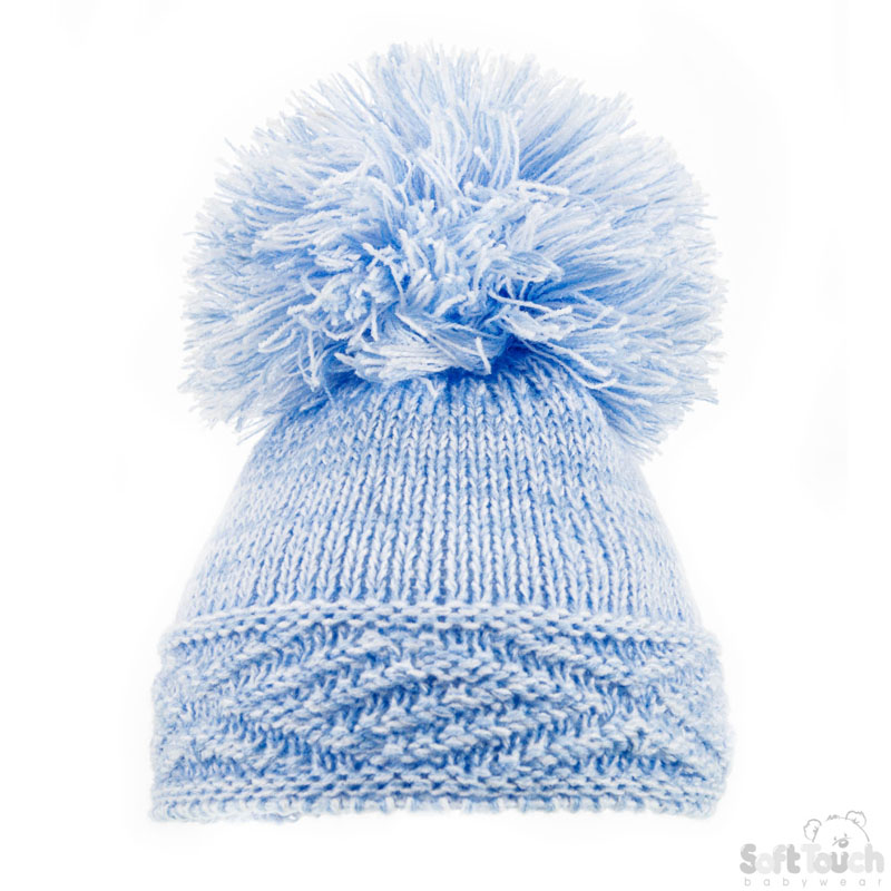 Blue Hat W/Diamond Design No. H468-B