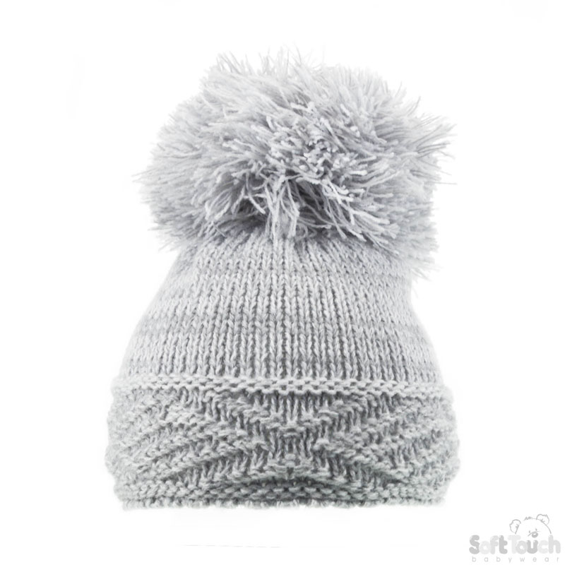 Grey Hat W/Diamond Design No. H468-G
