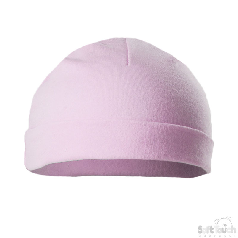 Infants Plain Pink Hats No. H5-P-BP