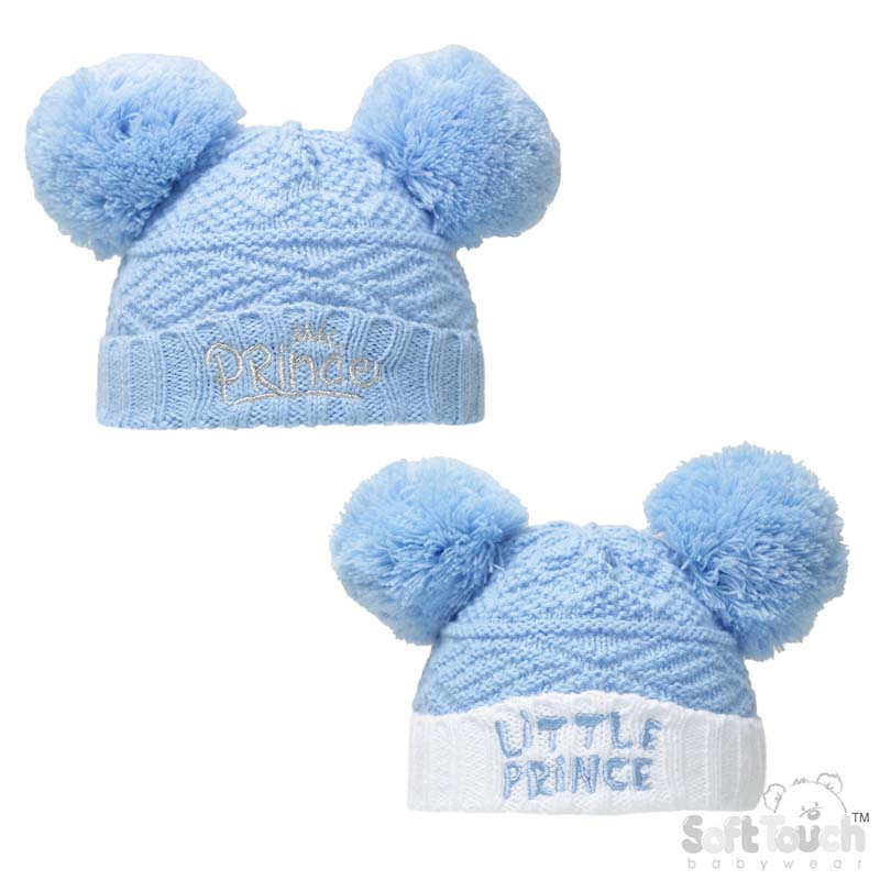 Blue Hat W/Prince Emb No. H508-B-SM