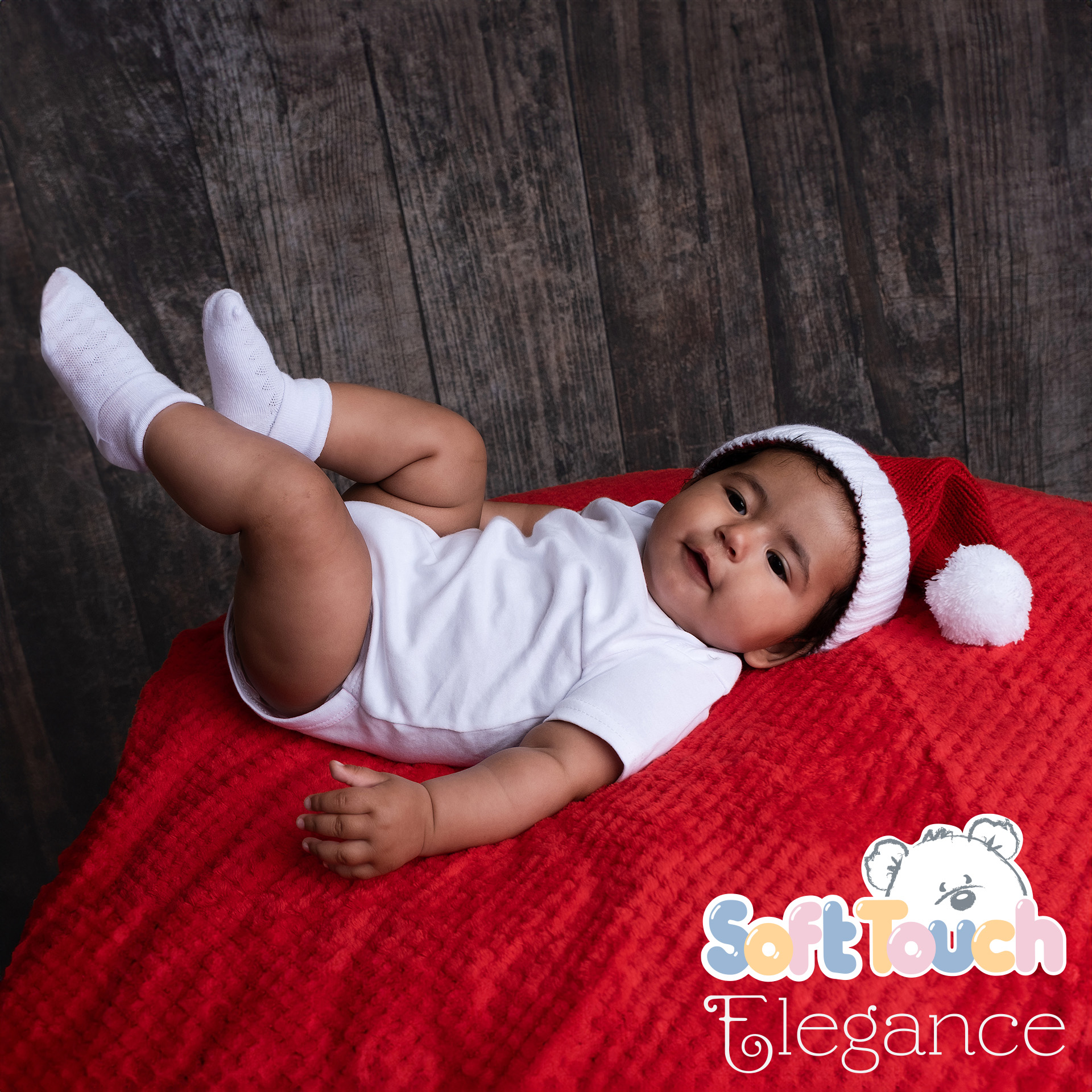 Acrylic 'Santa' Hat w/Pom Pom : H692-X