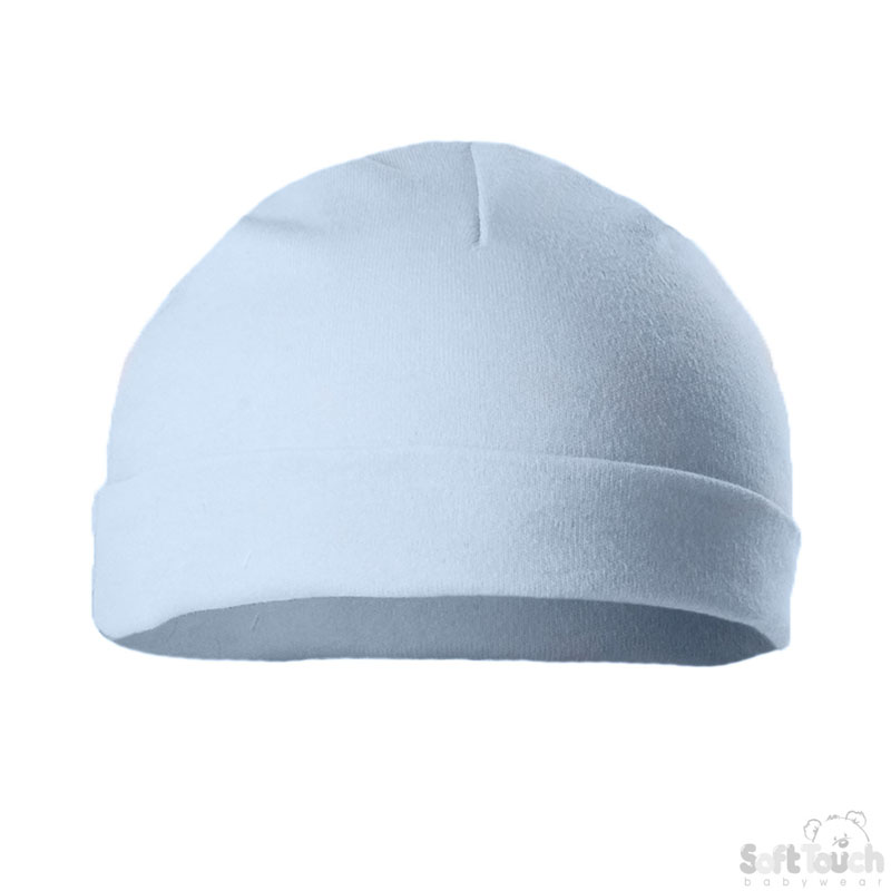 Infants Plain Blue Hats No. H7-B-BP