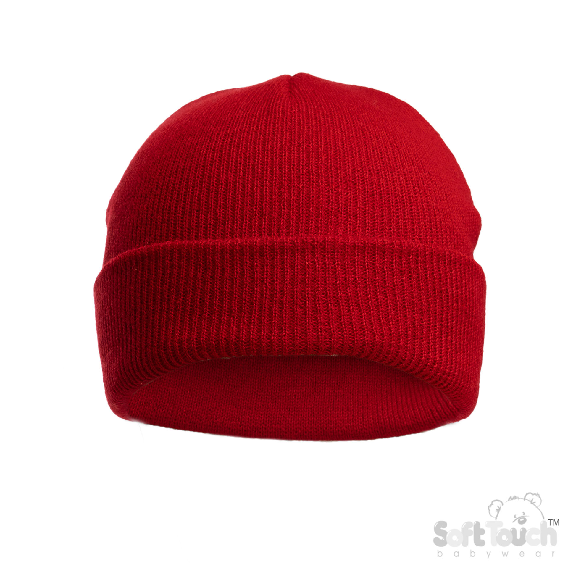 Red Infants (NB-12m) Acrylic Brushed Hat : H702-R