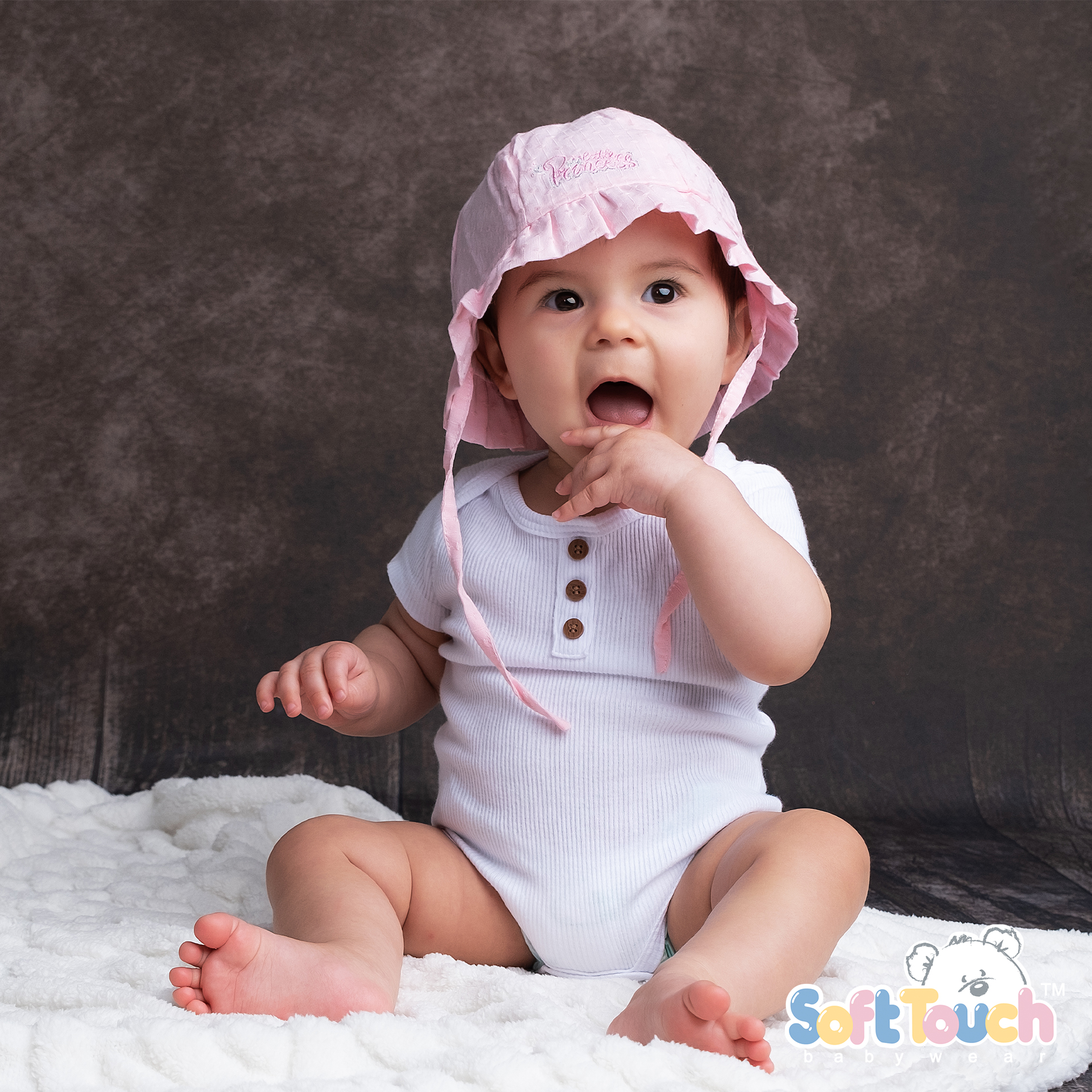 Pink Hat w/Little Princess Emb No. H84-P