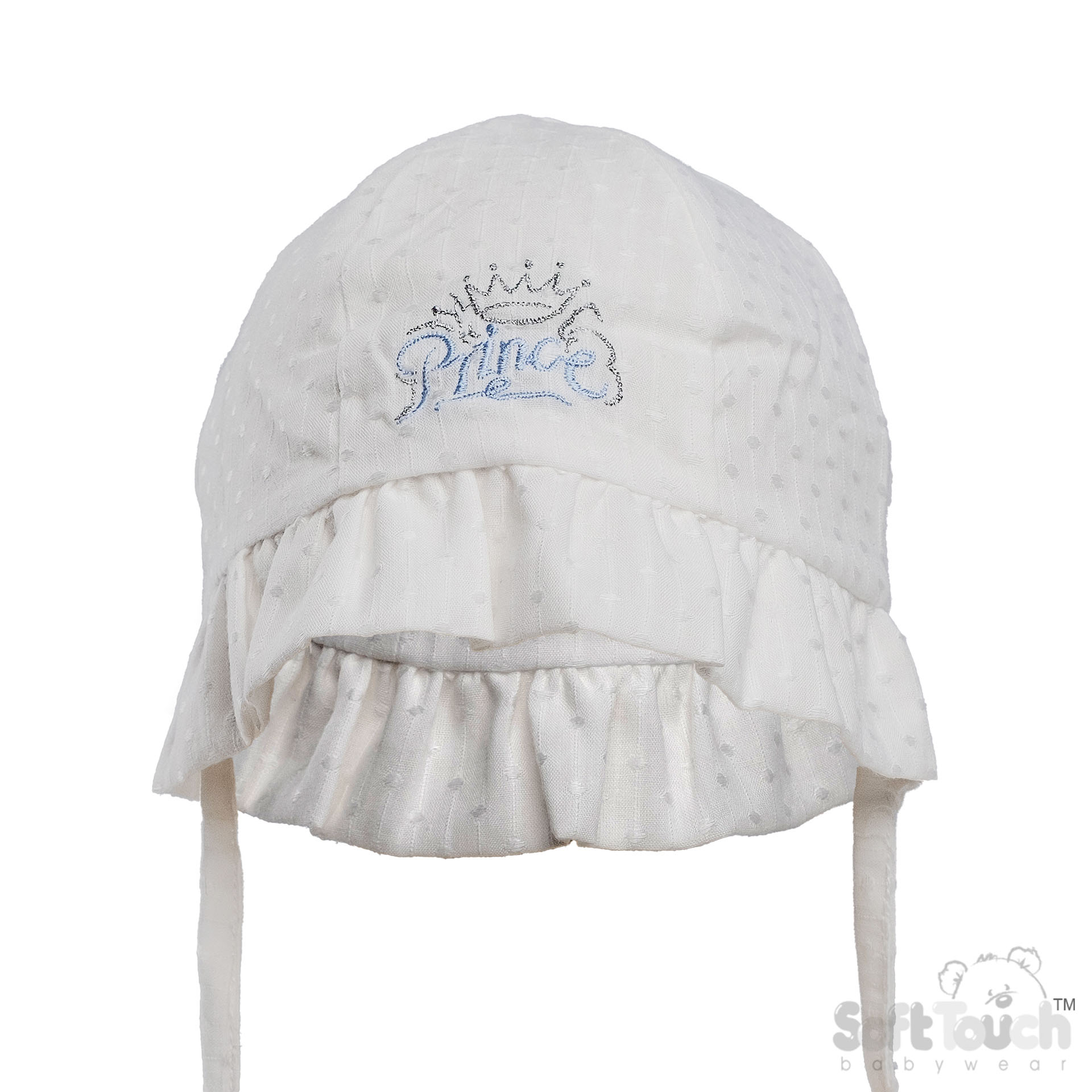 White Hat w/ Prince Emb No. H86-W
