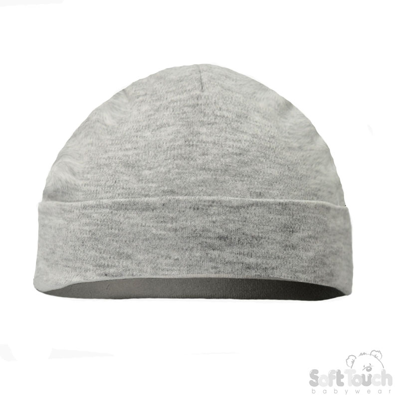 Infants Plain Grey Hats No. H9-G