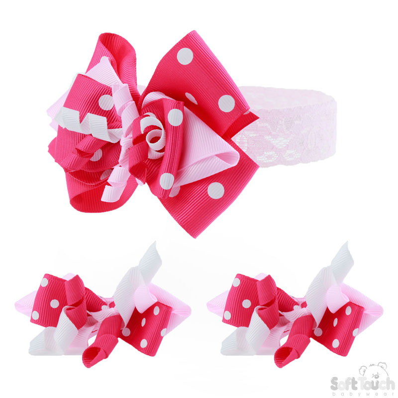 3 Pc Headband & Clip Set No. HB104