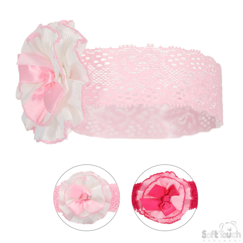 Infant Headband W/Flower No. HB56