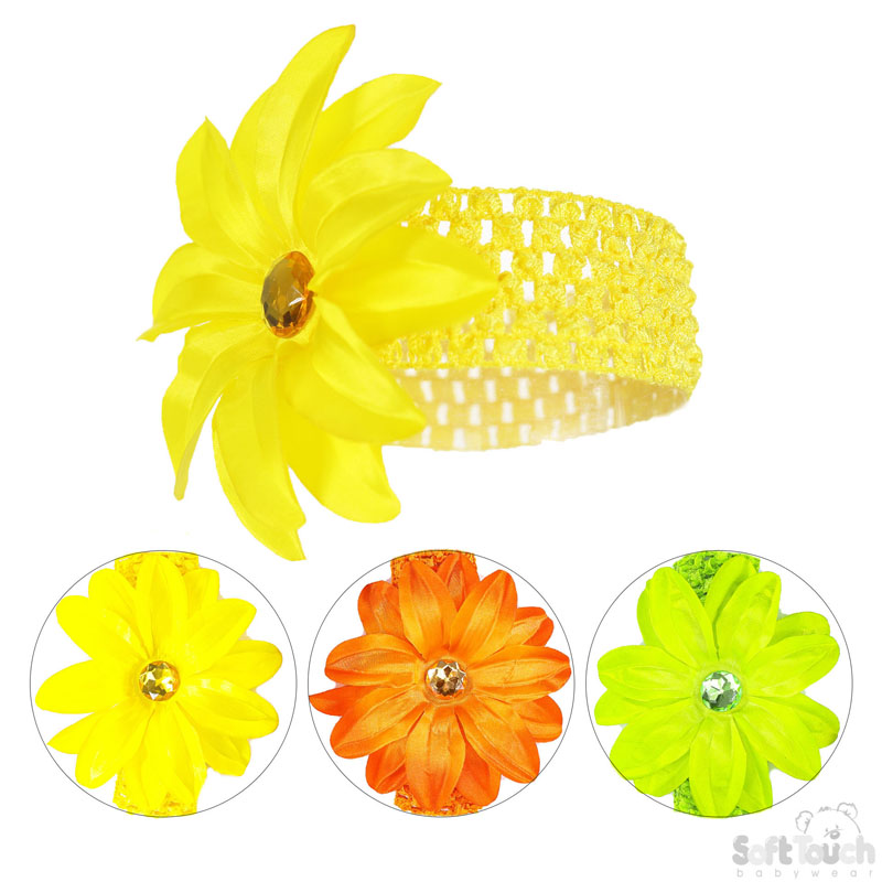 Infants Headband W/Lily Flower No. HB74