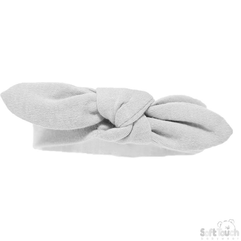 Grey 'Knotty' Headband : HB88-G