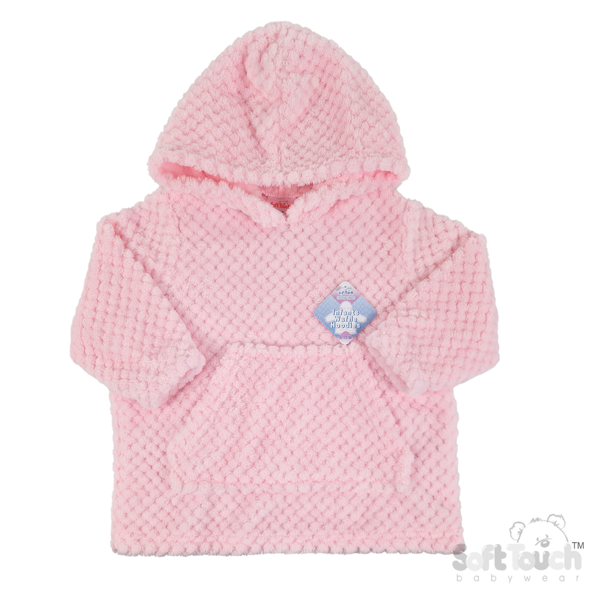 Pink Waffle Hoodies : HD110-P