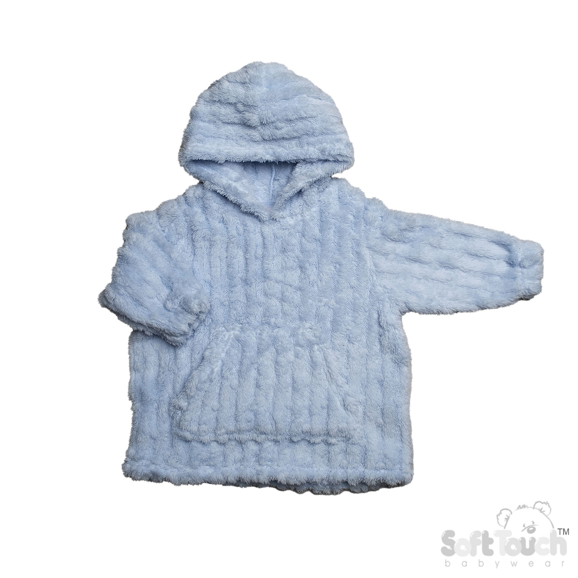 Blue Bubble Sherpa Hoodies : HD118-B