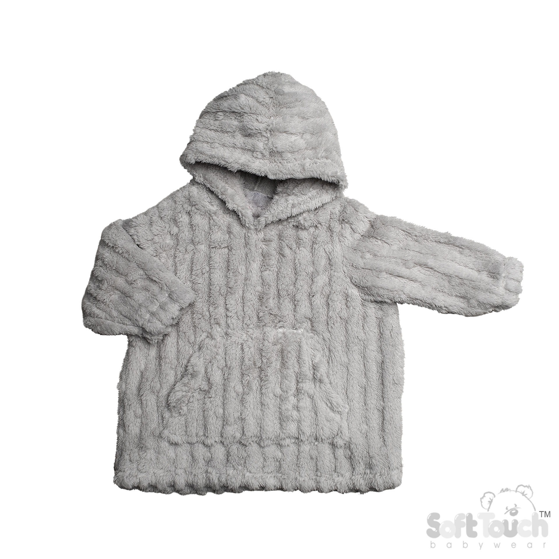 Grey Bubble Sherpa Hoodies : HD118-G