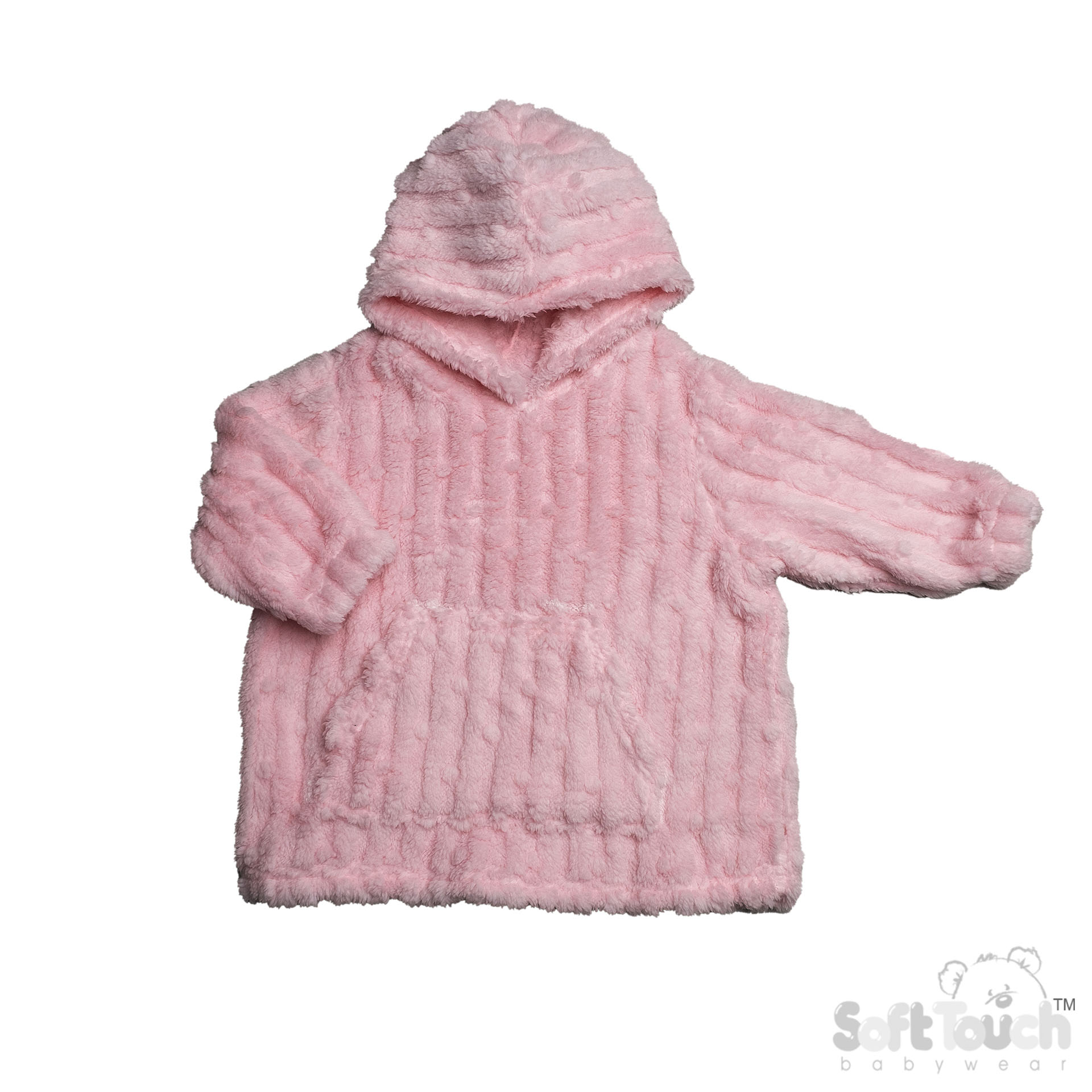 Pink Bubble Sherpa Hoodies : HD118-P