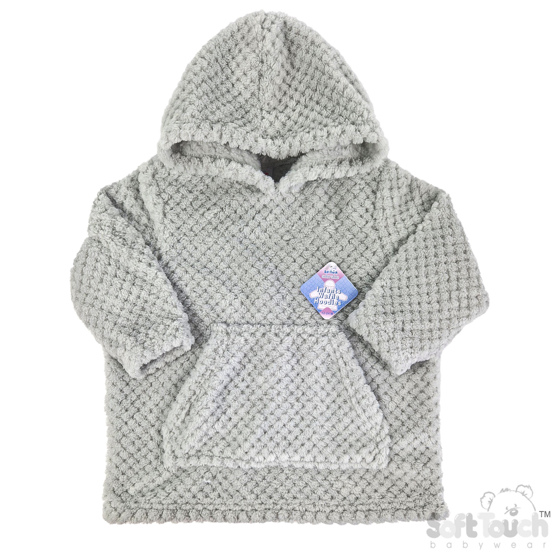 Grey Waffle Hoodies : HD210-G