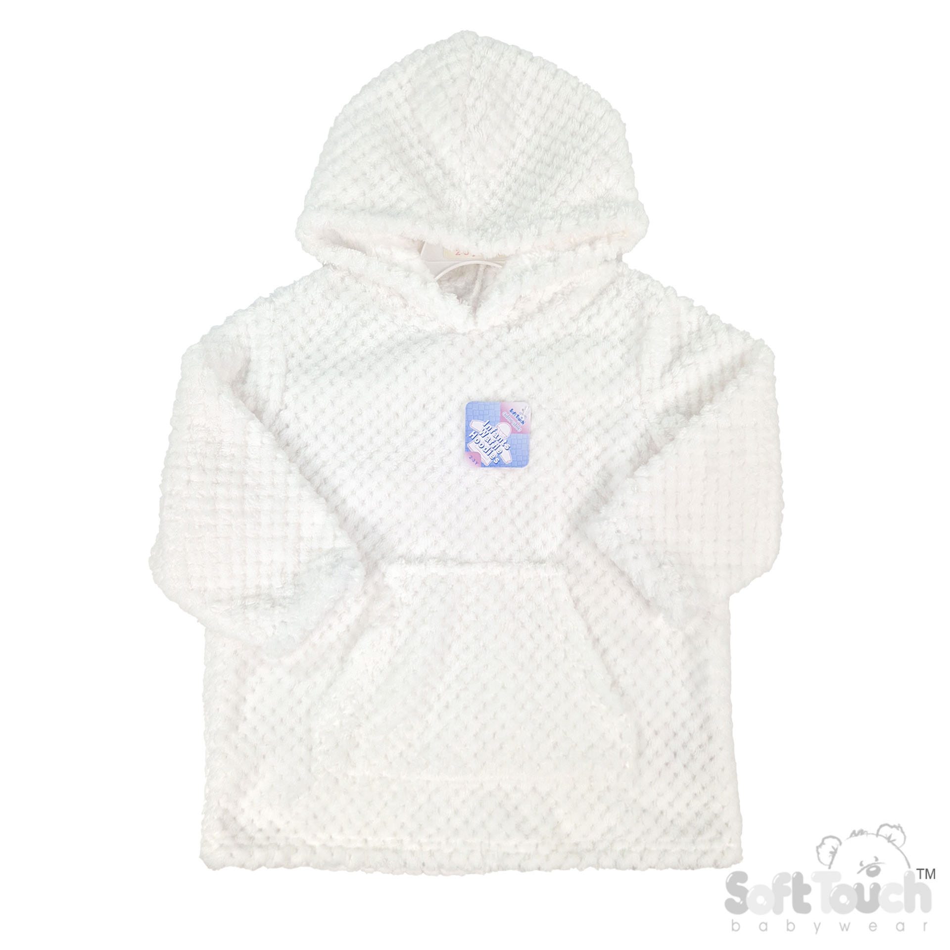 White Waffle Hoodies : HD210-W