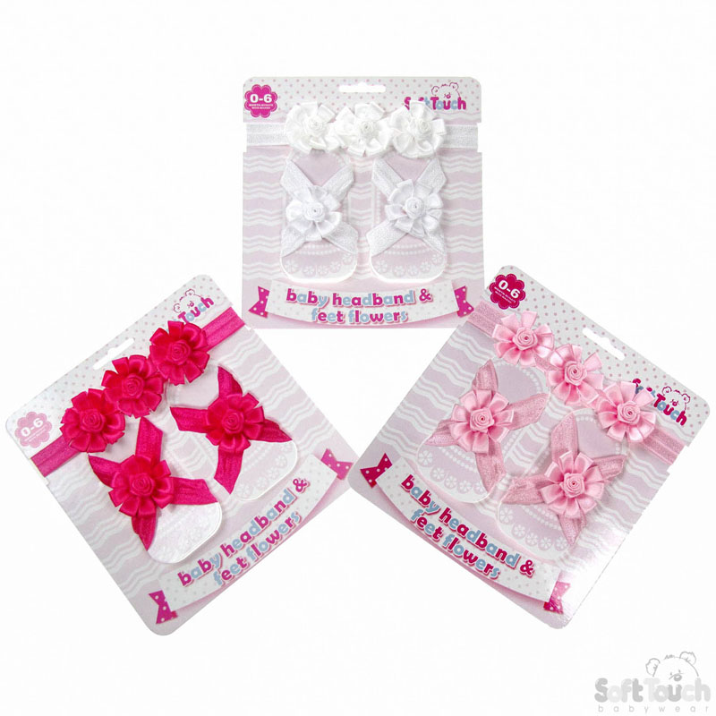 Headband & Feet Flower Set No.HF03