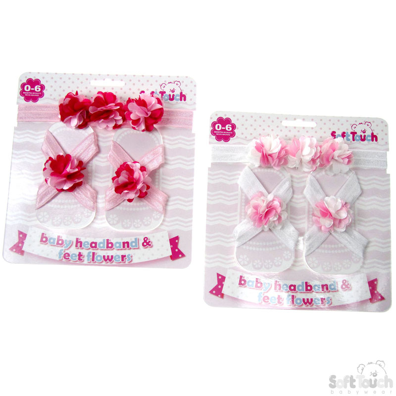 Headband & Feet Flower Set No. HF05