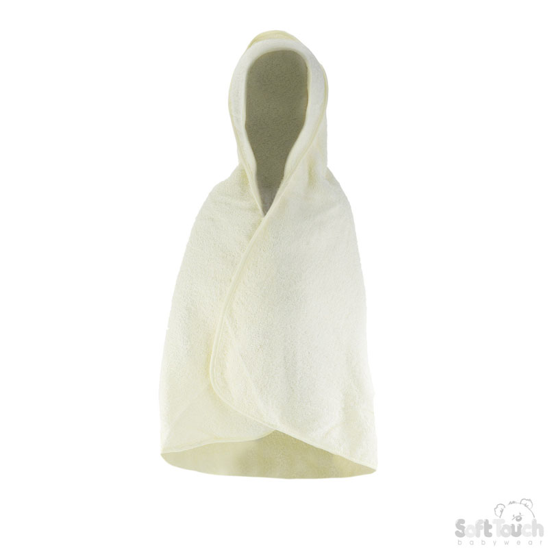 Plain Cream Hooded Robe No. HT10-C