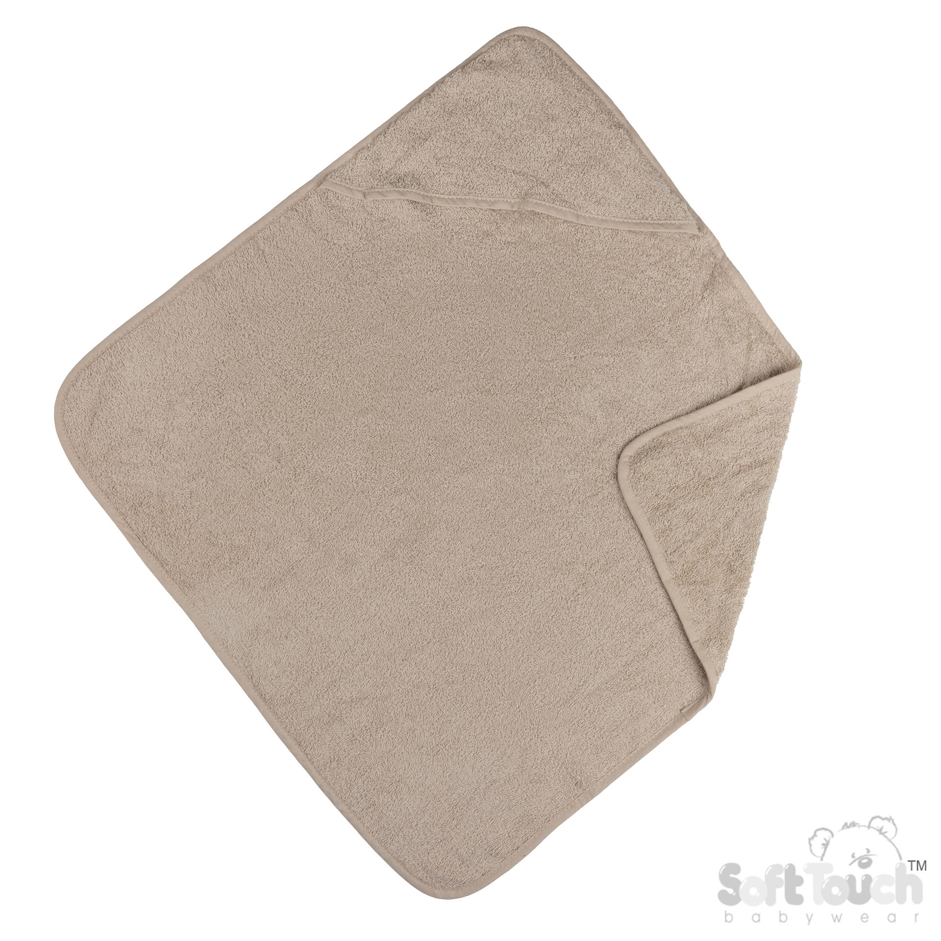 Plain Coffee Hooded Robe No. HT10-COF