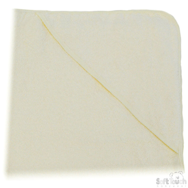 Plain Cream Hooded Robe No. HT10-C