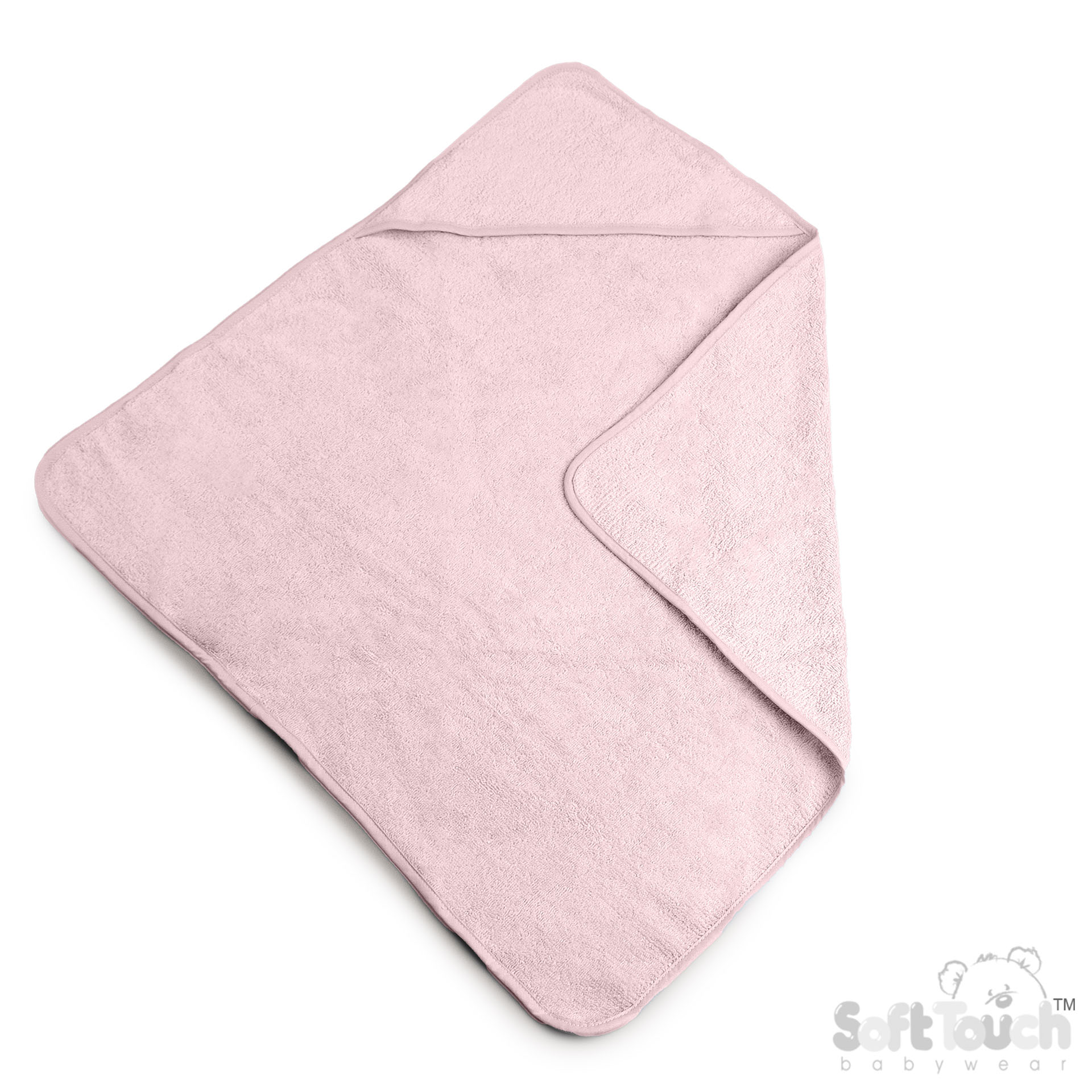 Plain Pink Hooded Robe No. HT10-P