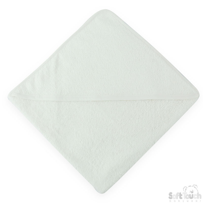 Plain White Hooded Robe No. HT10-W