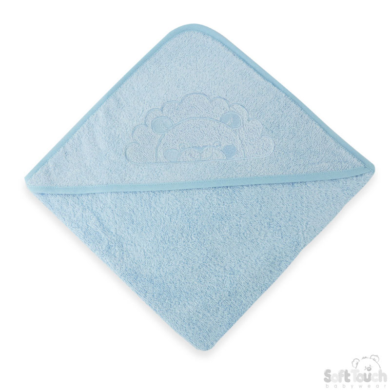 Blue Hooded Robe w/ Lion Embroidery : HT11-B