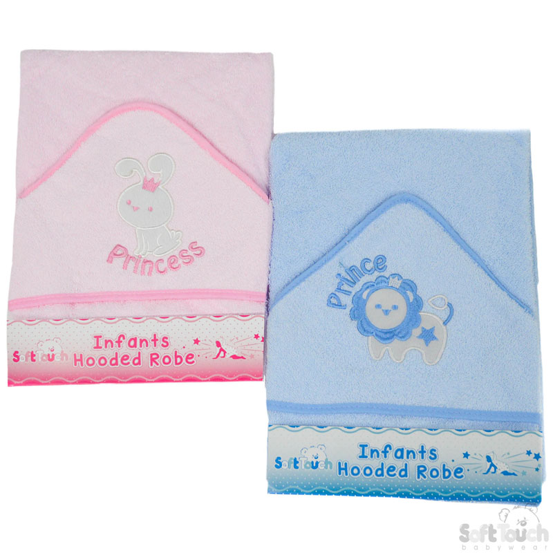 Infants Prince/Princess Hooded Robe: HT16-PB