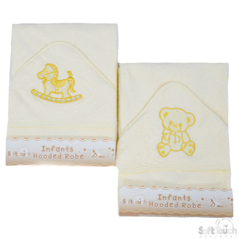 Cream Horse/Bear Hooded Robes No.HT27-CR