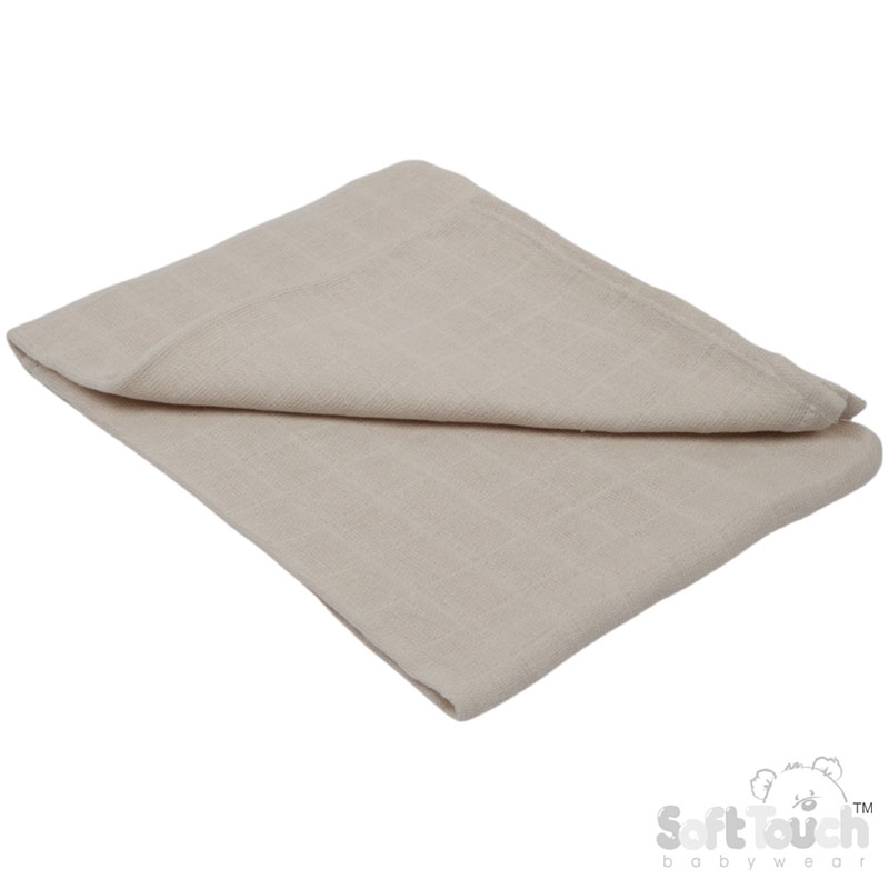 Coffee Muslin Squares MS01-C (6pcs)