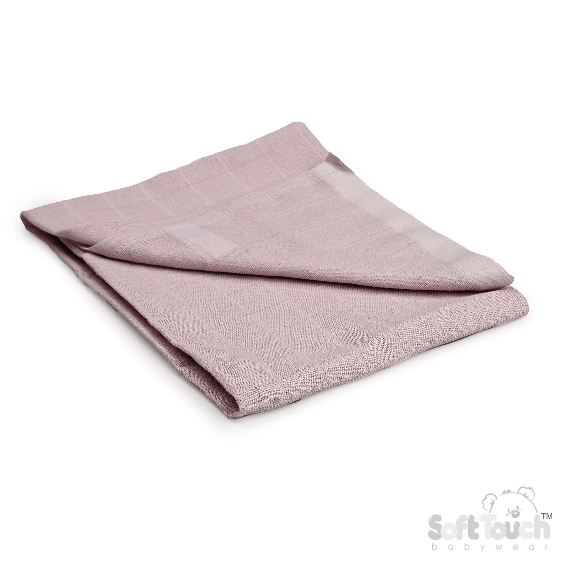 Pink Muslin Squares MS01-P (6pcs)