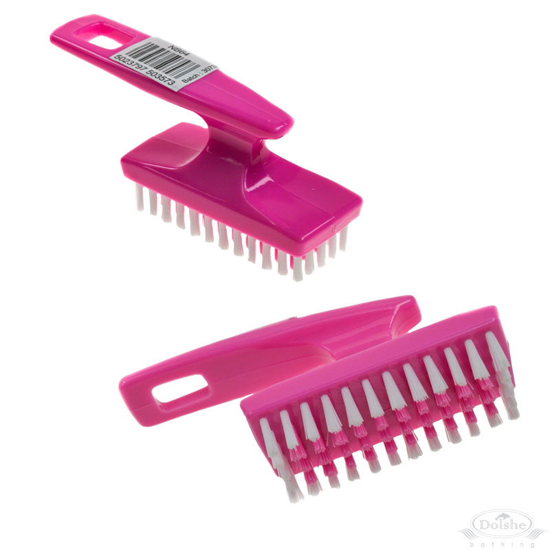 Long Rectangle Double Colour Nail Brush No. NB64