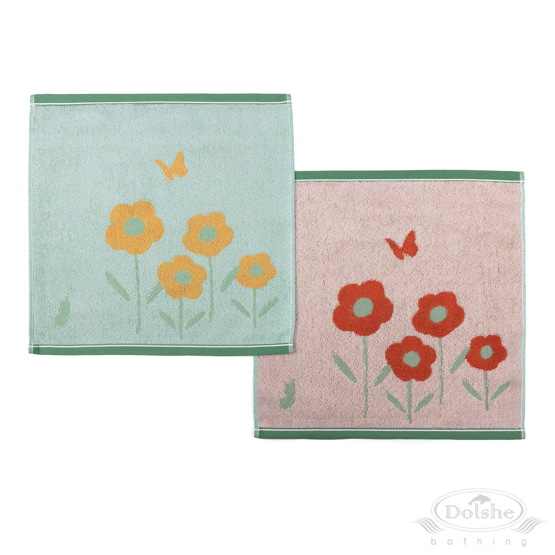 Deluxe Face Cloth No. P174 - Floral