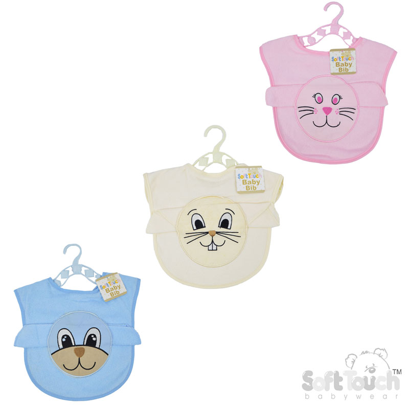 D/Terry Bib W/Applique & F/Cloth No. P3590