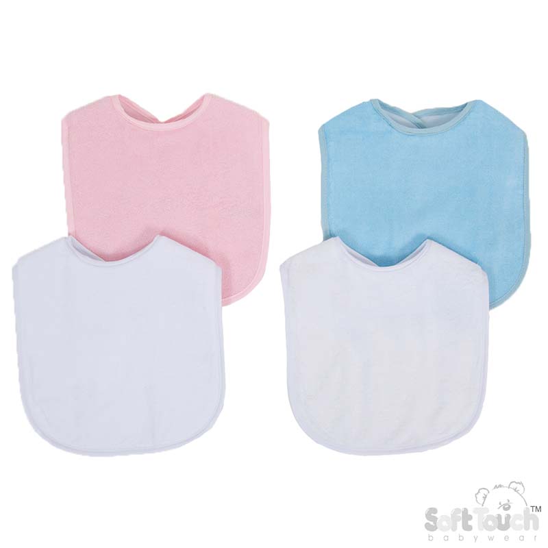 Cotton/PEVA Back Velcro Bib P4705-PP