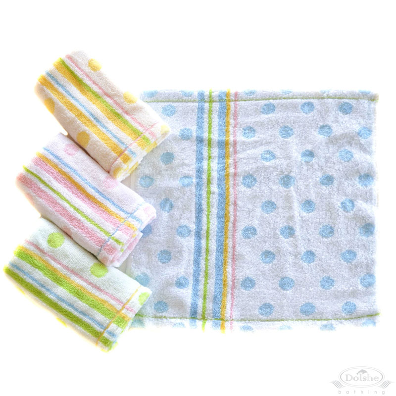 Dots & Stripes Face Cloth: P474