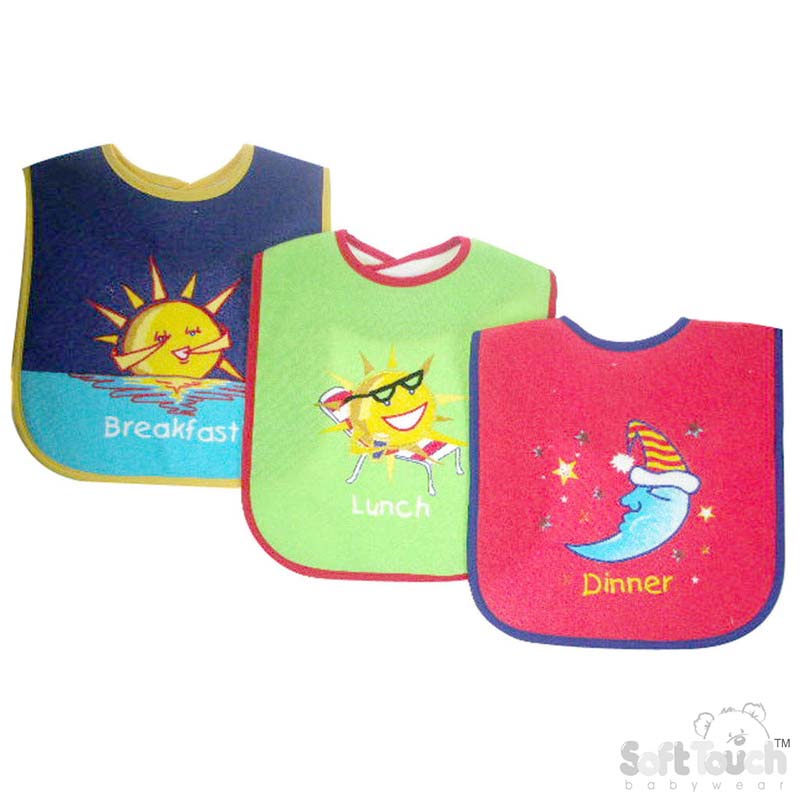Baby Bibs No.P5178 (B'fast/Lu/Din)