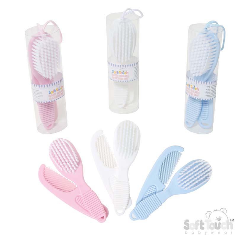 Deluxe Baby Brush & Comb Set No. P604
